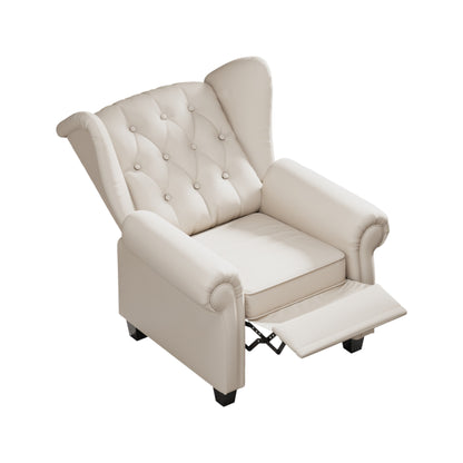 35.04 Adjustable Tufted Arm Chair with Sturdy Legs