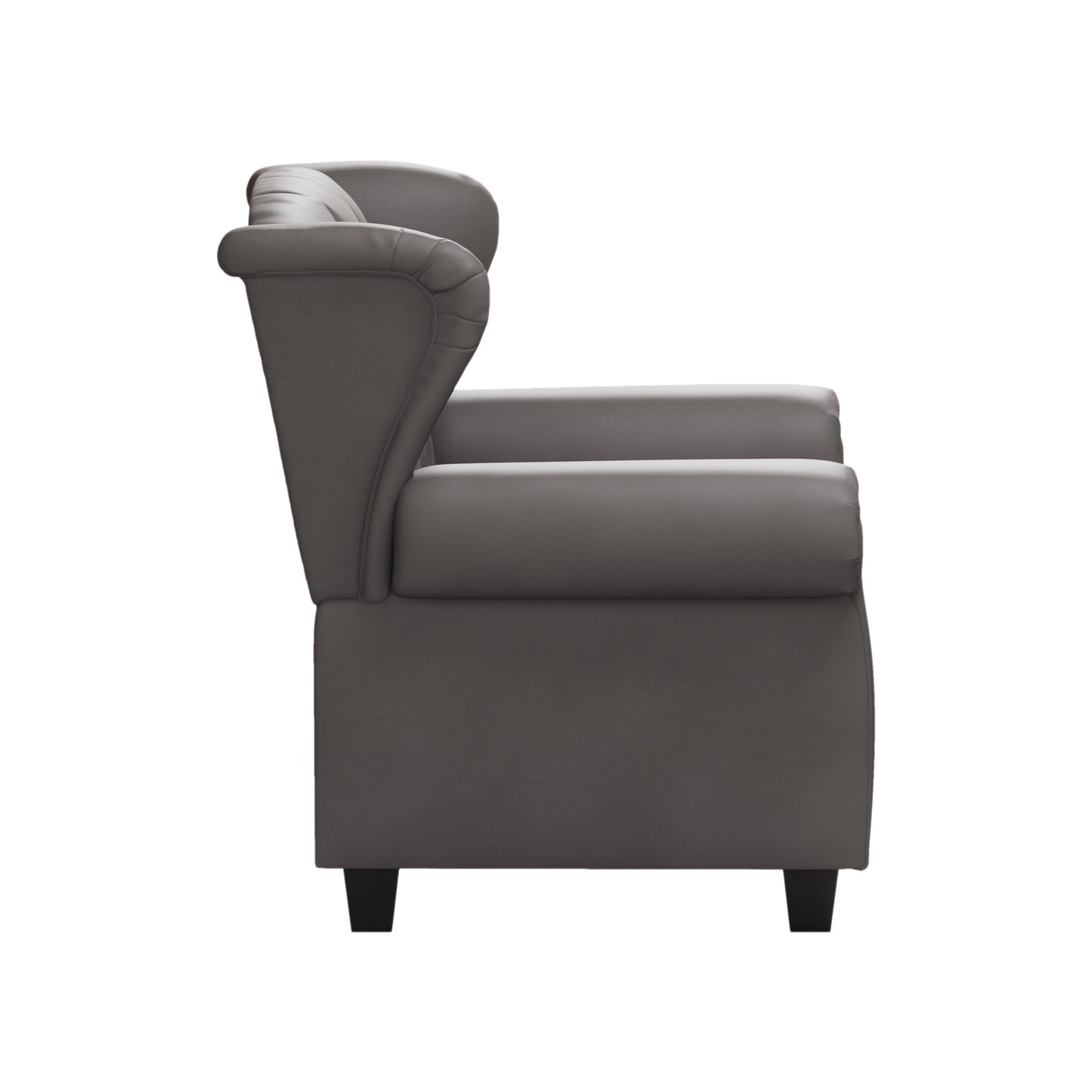 35.04 Adjustable Tufted Arm Chair with Sturdy Legs