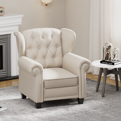 35.04 Adjustable Tufted Arm Chair with Sturdy Legs