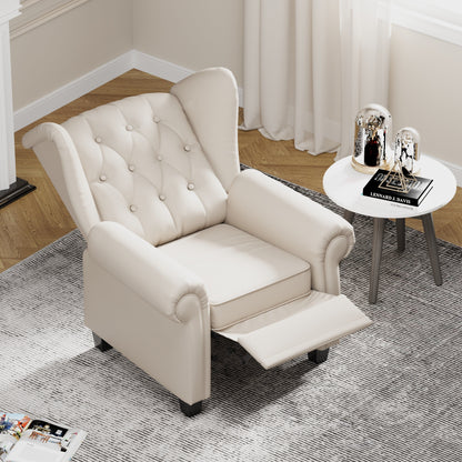 35.04 Adjustable Tufted Arm Chair with Sturdy Legs