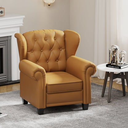 35.04 Adjustable Tufted Arm Chair with Sturdy Legs