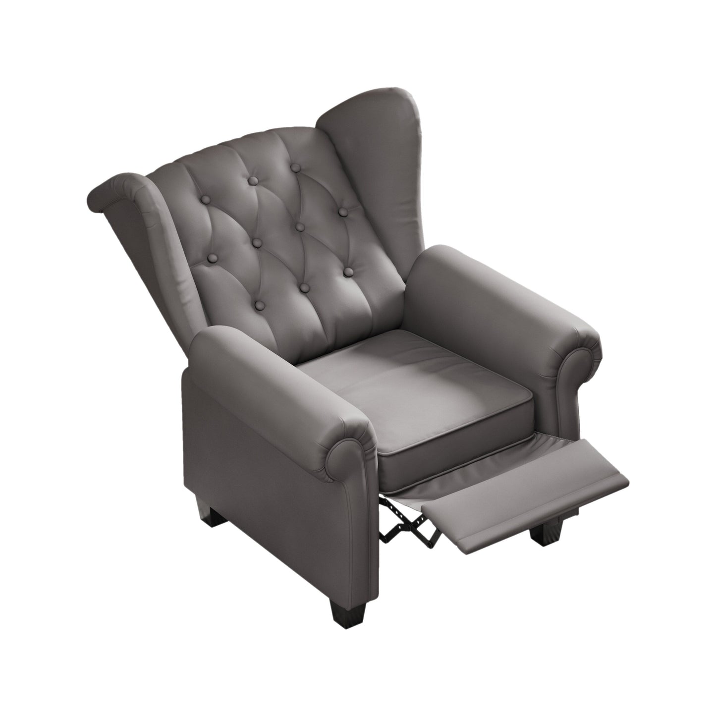 35.04 Adjustable Tufted Arm Chair with Sturdy Legs
