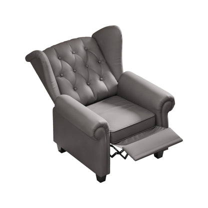 35.04 Adjustable Tufted Arm Chair with Sturdy Legs