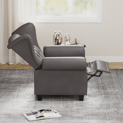 35.04 Adjustable Tufted Arm Chair with Sturdy Legs