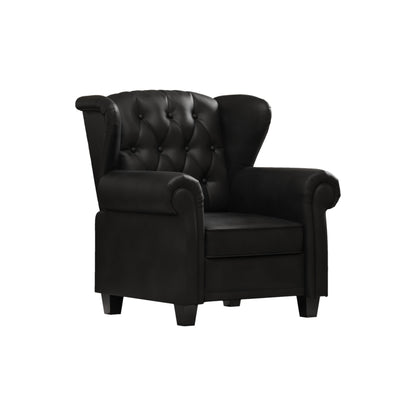 35.04 Adjustable Tufted Arm Chair with Sturdy Legs