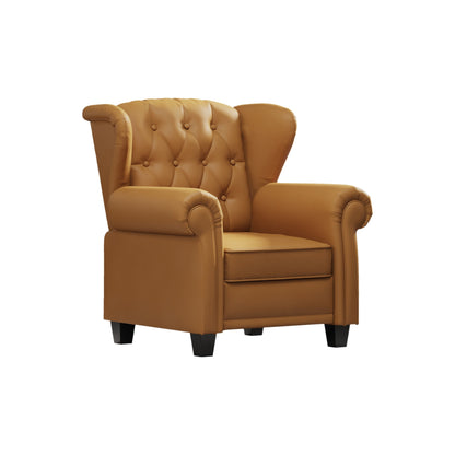 35.04 Adjustable Tufted Arm Chair with Sturdy Legs
