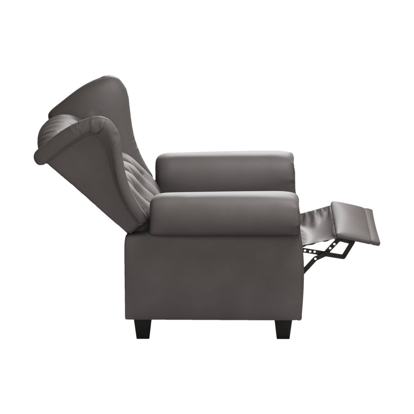 35.04 Adjustable Tufted Arm Chair with Sturdy Legs