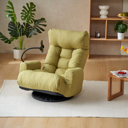 360 Degree Rotatable Sofa Chair Adjustable Lounge Chair Foldable Game Chair Recliner with Phone Holder