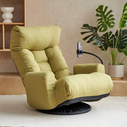 360 Degree Rotatable Sofa Chair Adjustable Lounge Chair Foldable Game Chair Recliner with Phone Holder
