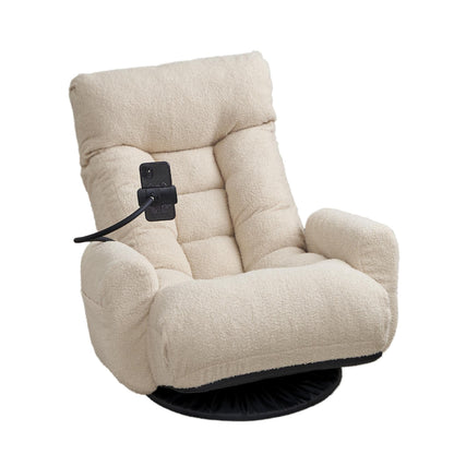 360 Degree Rotatable Sofa Chair Adjustable Lounge Chair Foldable Game Chair Recliner with Phone Holder