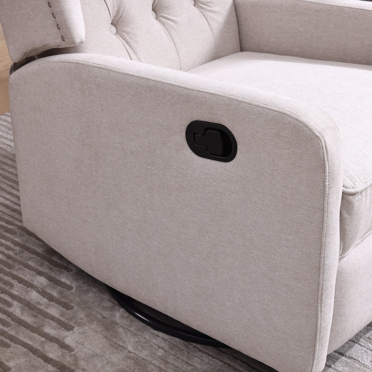 360 Degree Swivel Nursery Rocking Chair