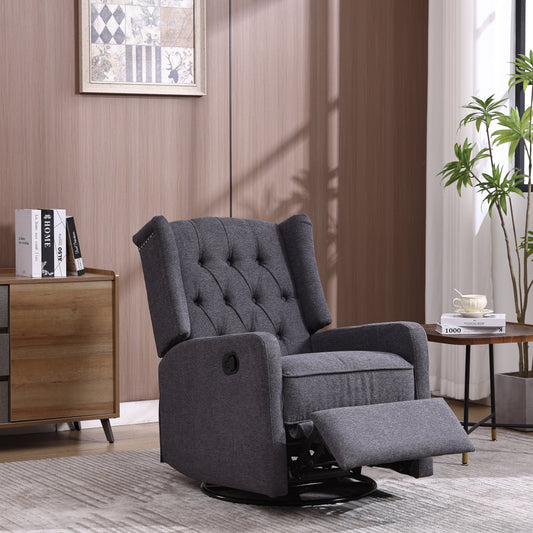 360 Degree Swivel Nursery Rocking Chair