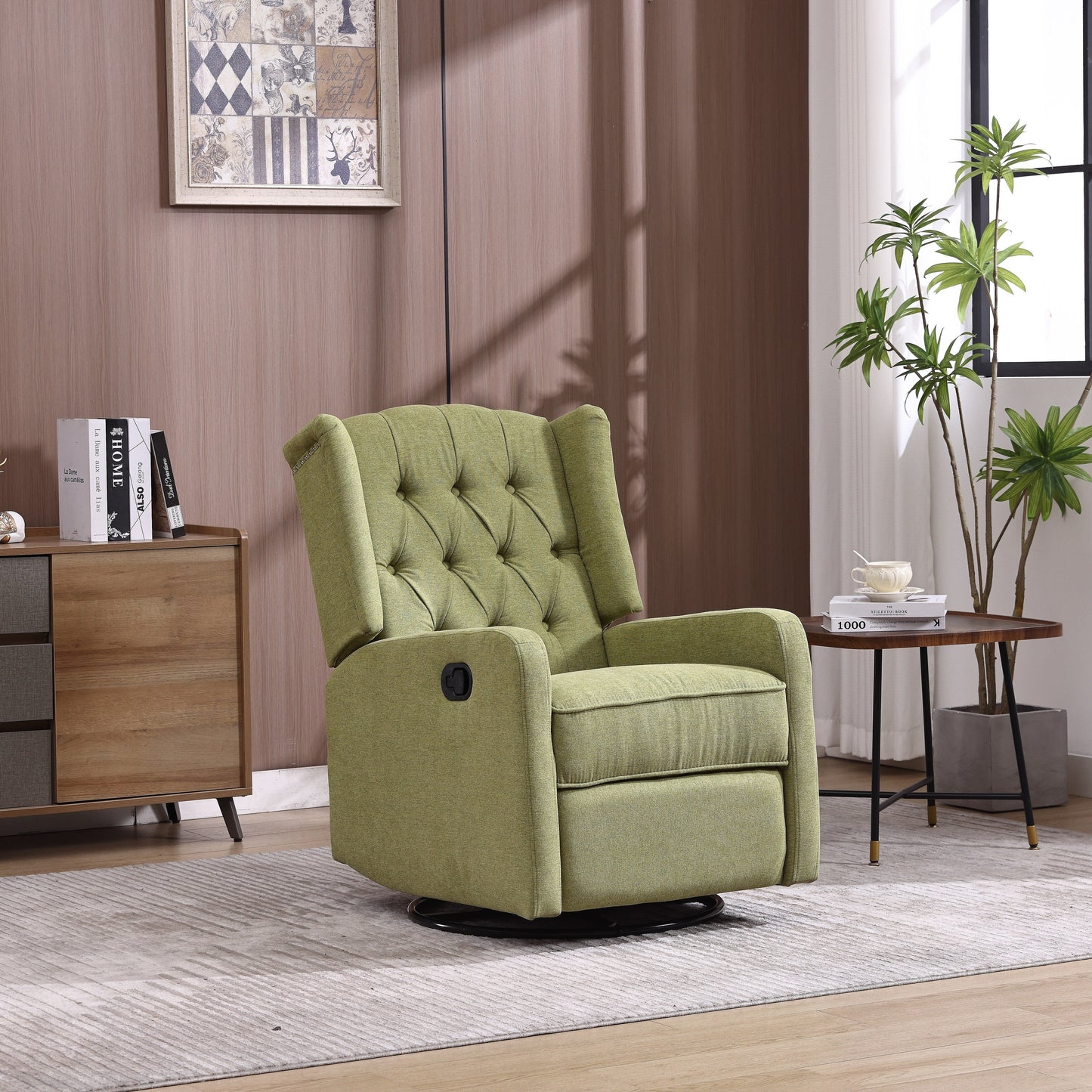 360 Degree Swivel Nursery Rocking Chair