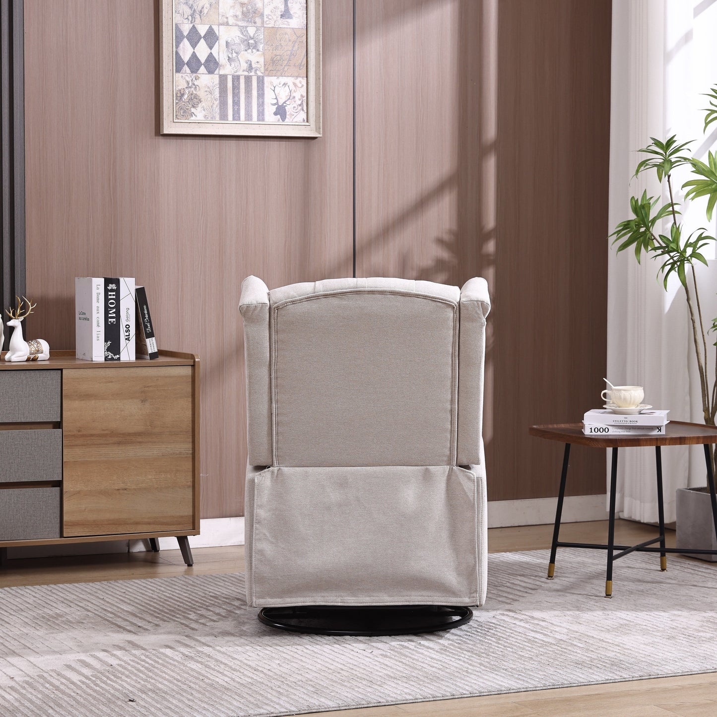 360 Degree Swivel Nursery Rocking Chair