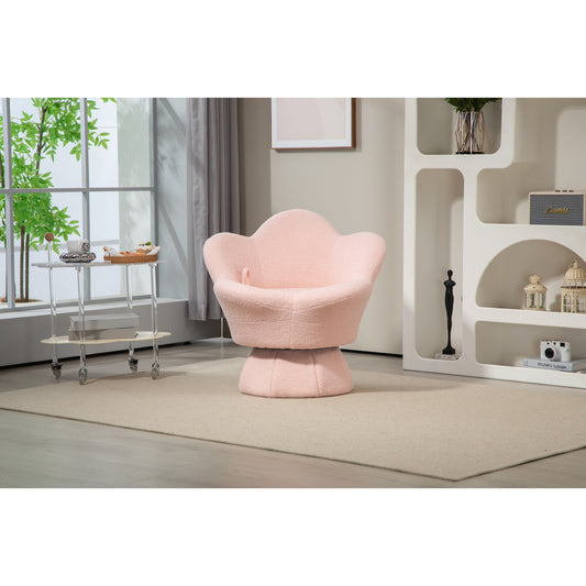 360 Swivel Modern Armchair Salon Chair TV Chair with Plush Cushioning for Living Room Bedroom or Office