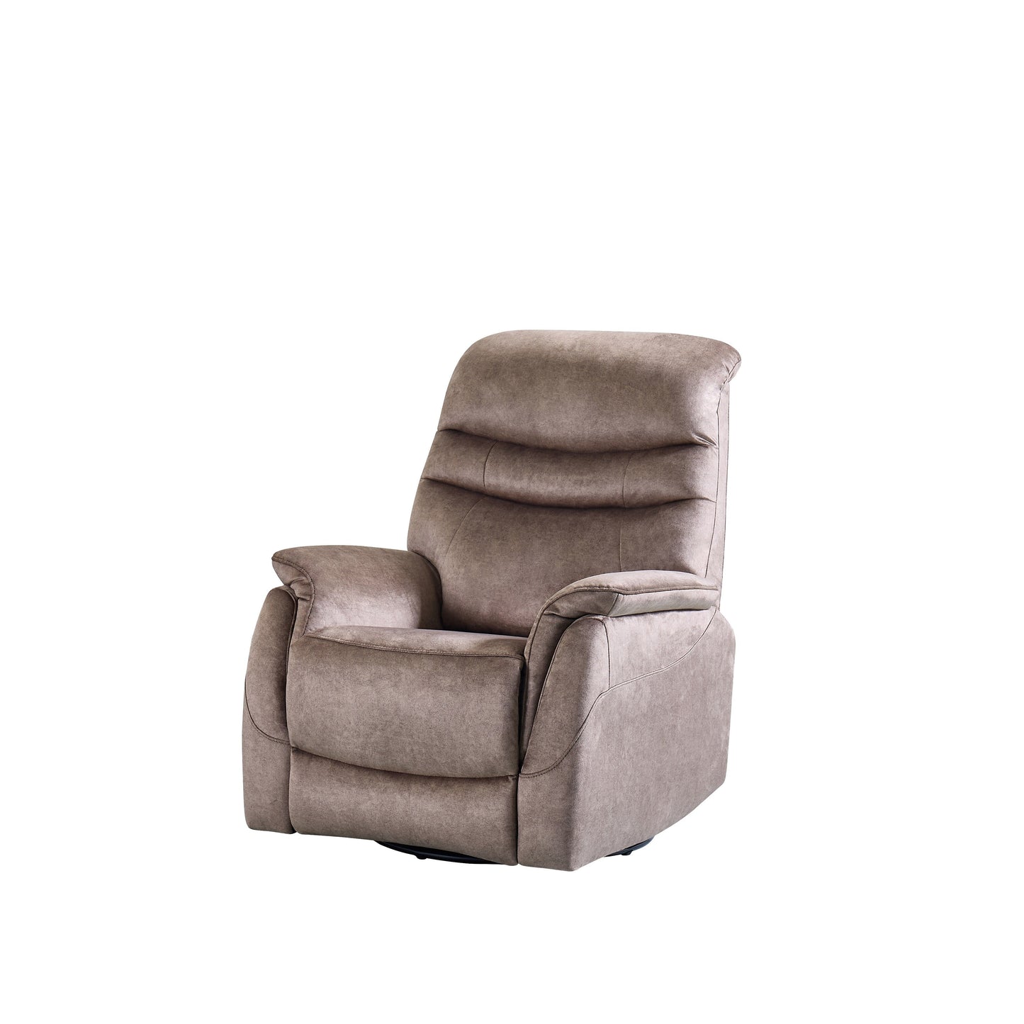 360 Swivel Rocking Recliner Chair Modern Velvet Lounge Chair Adjustable Single Sofa with Lumbar Support