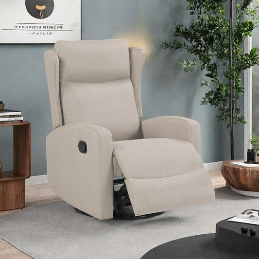 360 Swivel Rocking Recliner Chair with Adjustable Backrest - Modern Design for Living Room, Office and Entertainment Spaces