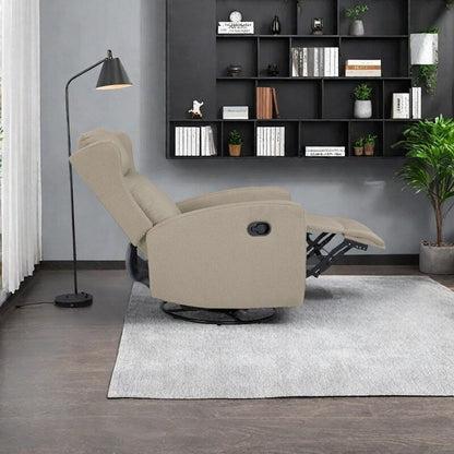 360 Swivel Rocking Recliner Chair with Adjustable Backrest - Modern Design for Living Room, Office and Entertainment Spaces