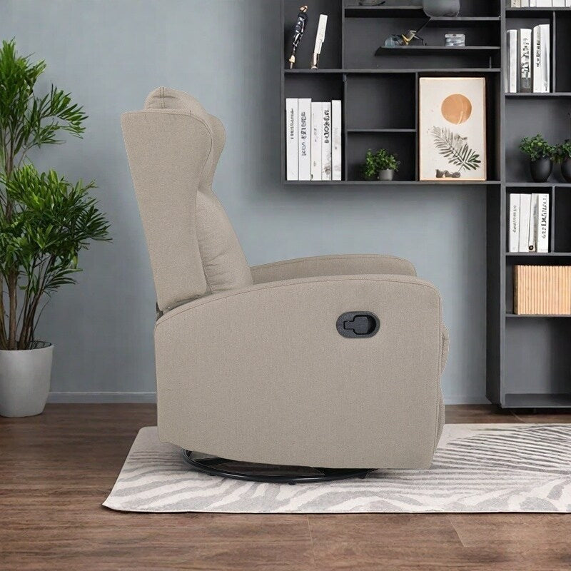 360 Swivel Rocking Recliner Chair with Adjustable Backrest - Modern Design for Living Room, Office and Entertainment Spaces