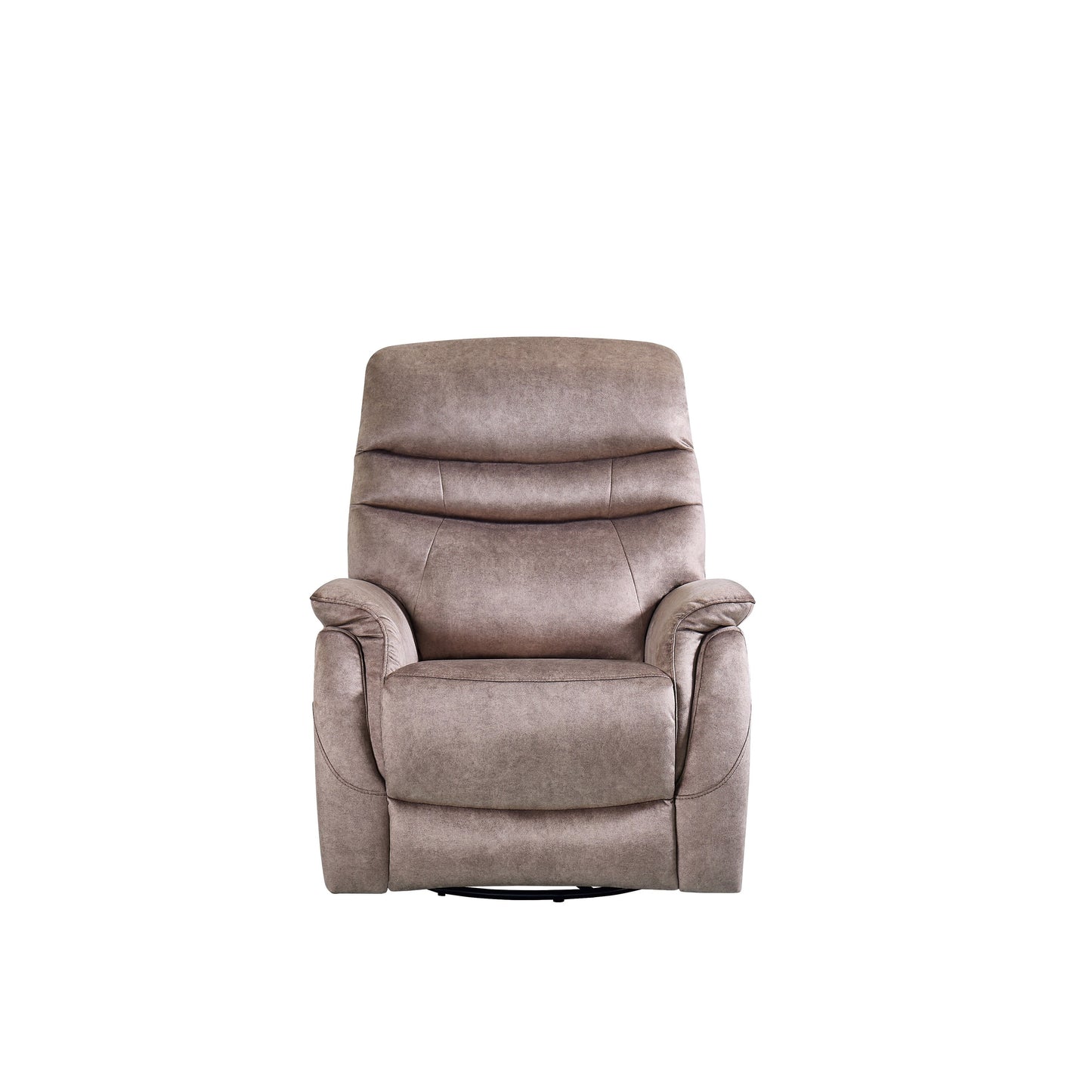 360° Rocking Swivel Recliner Chair with Adjustable Backrest, Durable Fabric, Modern Reclining Sofa with Lumbar Support