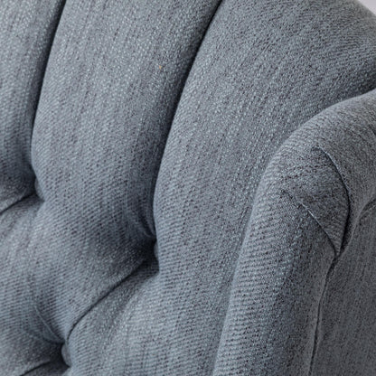 360° Rotation Lounge Chair with Classic Style for Living Room or Bedroom, Lever-Control Recliner for Reading & Relaxation