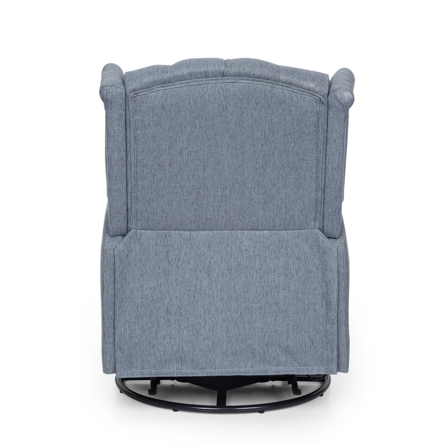 360° Rotation Lounge Chair with Classic Style for Living Room or Bedroom, Lever-Control Recliner for Reading & Relaxation