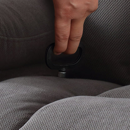 360° Swivel Heated Massage Recliner with USB Charging, Cup Holders, Side Storage, and Plush Fleece Upholstery