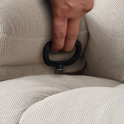 360° Swivel Heated Massage Recliner with USB Charging, Cup Holders, Side Storage, and Plush Fleece Upholstery