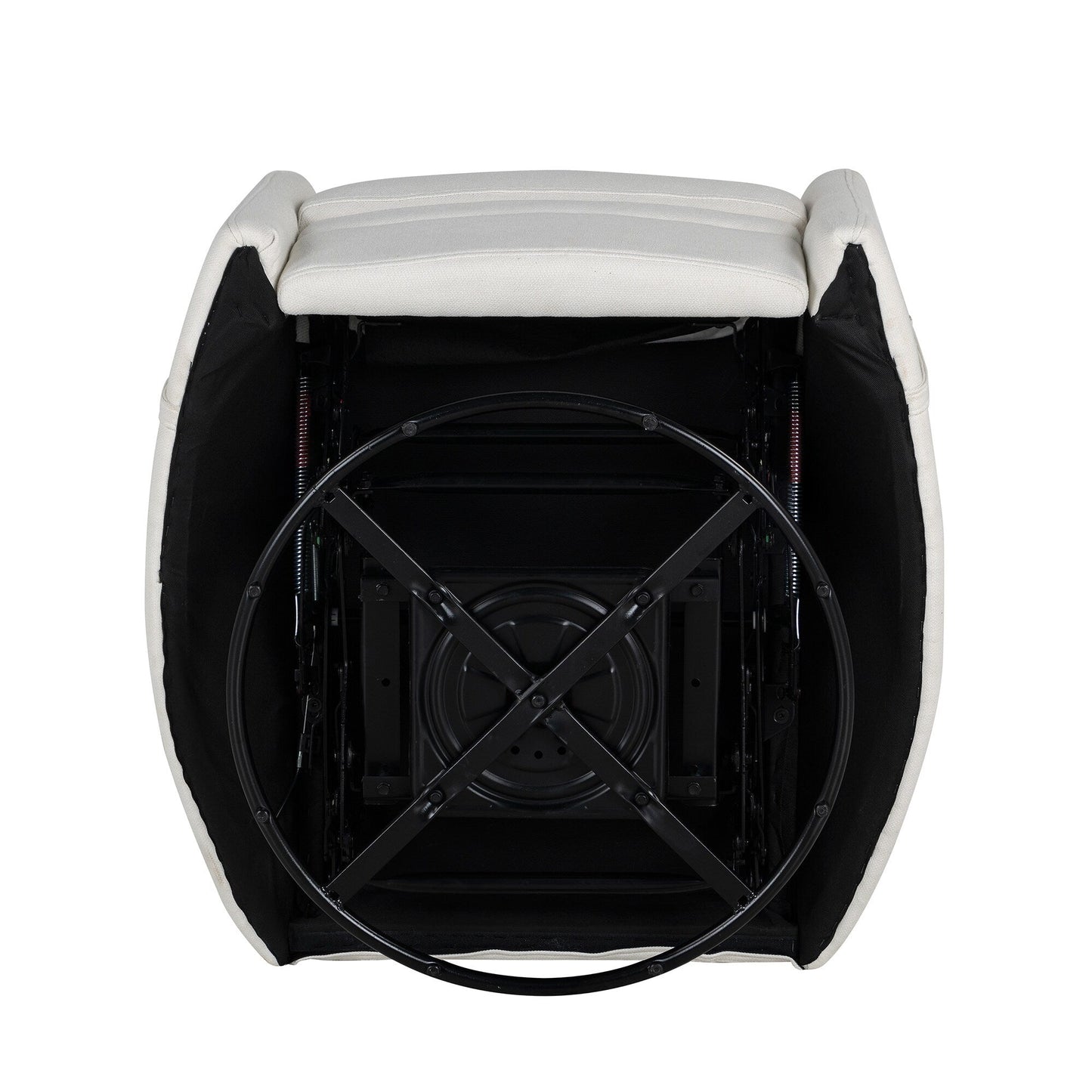 360° Swivel Manual Recliner with Rocking & Adjustable Back