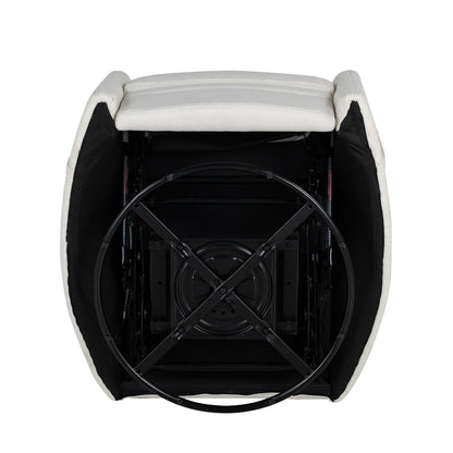 360° Swivel Manual Recliner with Rocking, Adjustable Backrest, Ergonomic Armrests