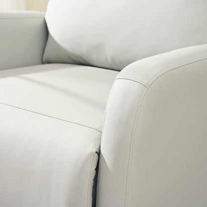 360° Swivel Reclining Glider Chair with Footrest, Phone Holder, and Adjustable Positions for Home Theater & Living Room