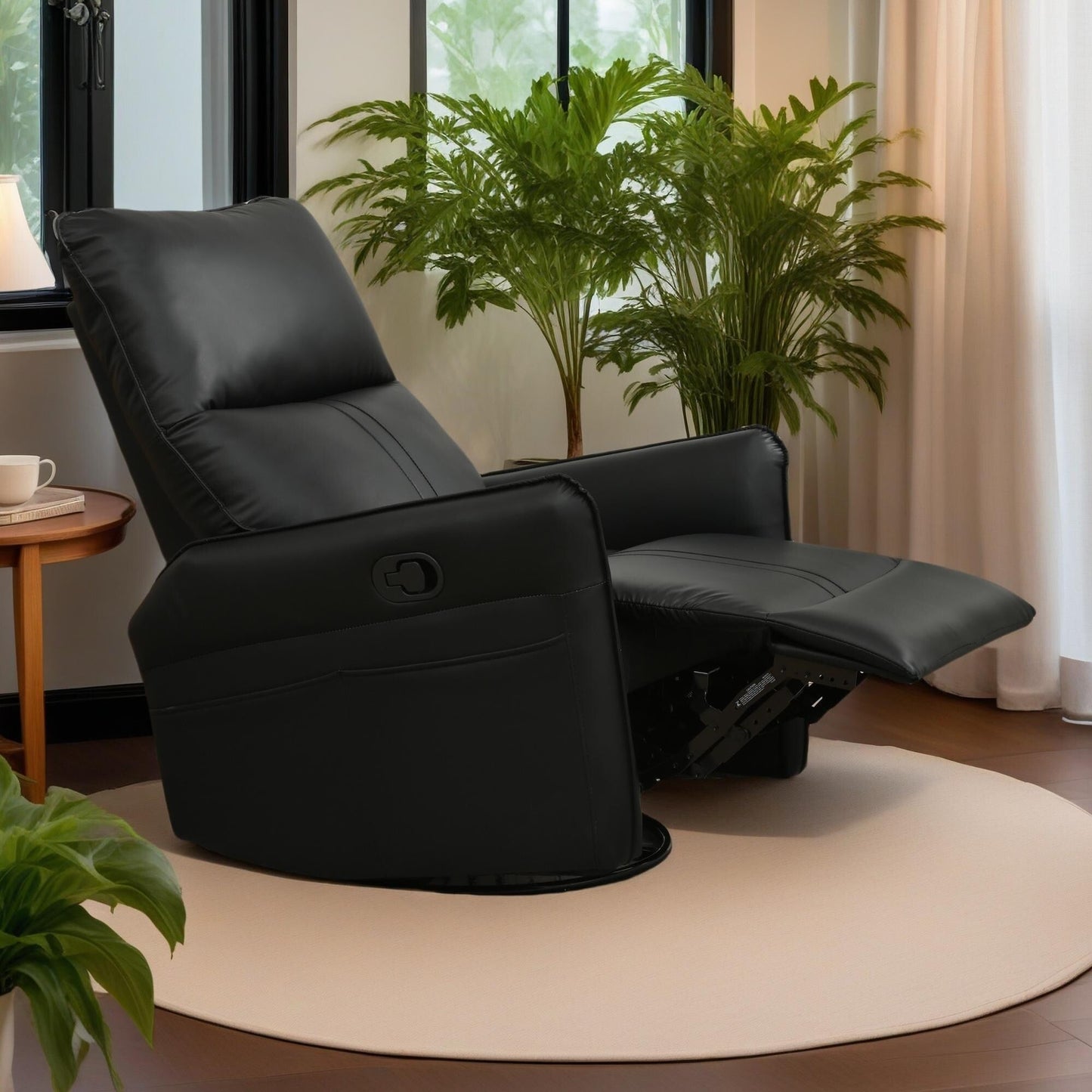 360Â° Swivel Rocker Manual Recliner Chair for Living Room, Bedroom