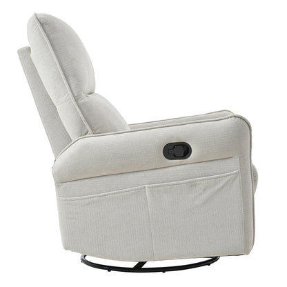 360Â° Swivel Rocker Manual Recliner Chair for Living Room, Bedroom