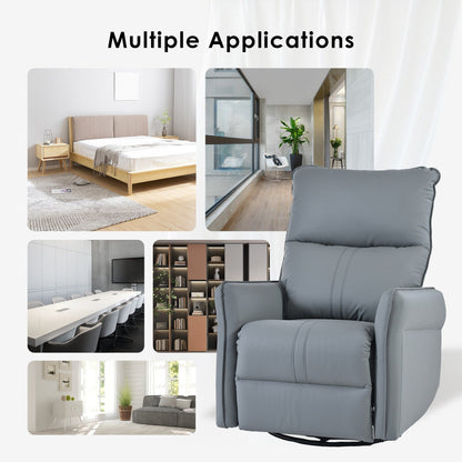 360Â° Swivel Rocker Manual Recliner Chair for Living Room, Bedroom