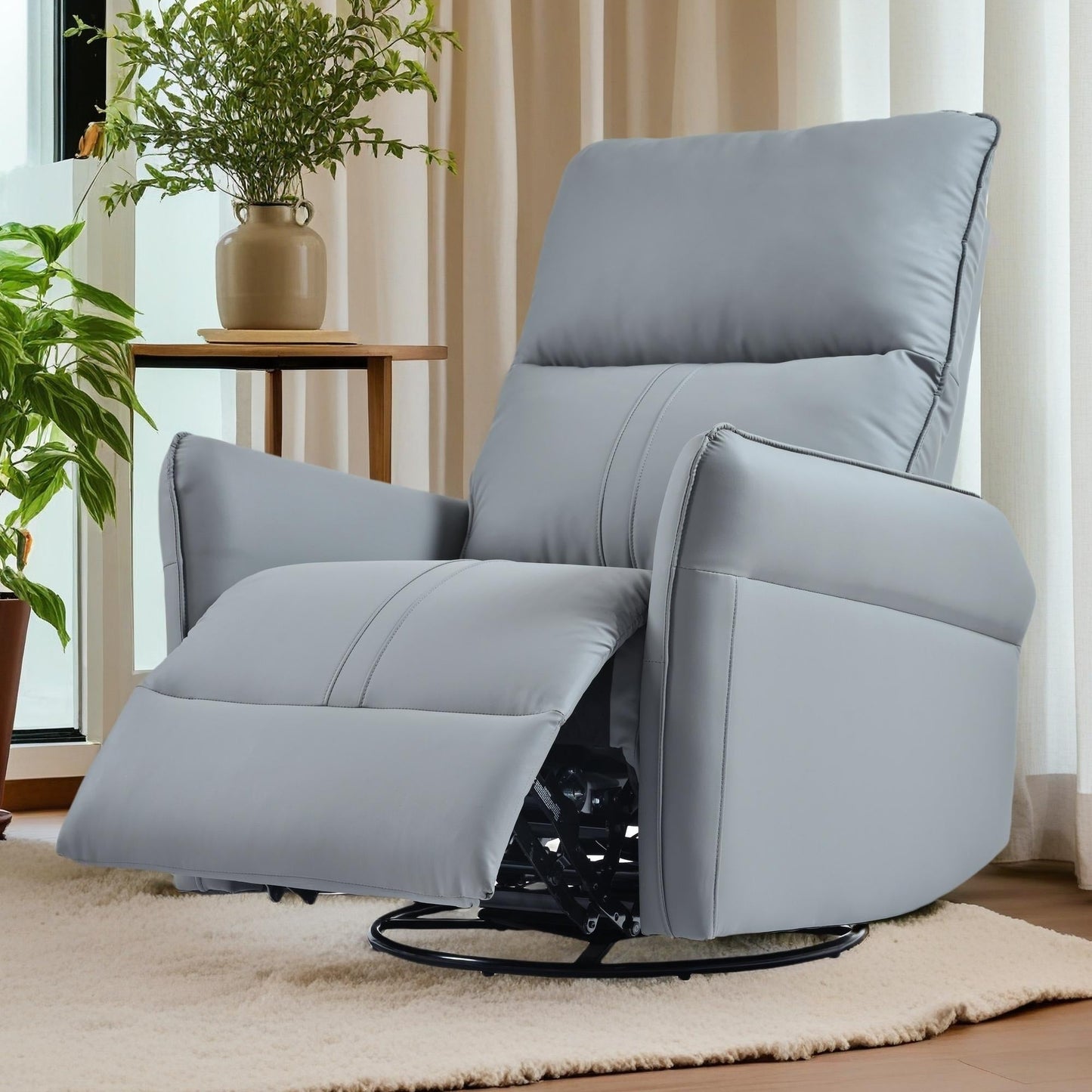 360Â° Swivel Rocker Manual Recliner Chair for Living Room, Bedroom