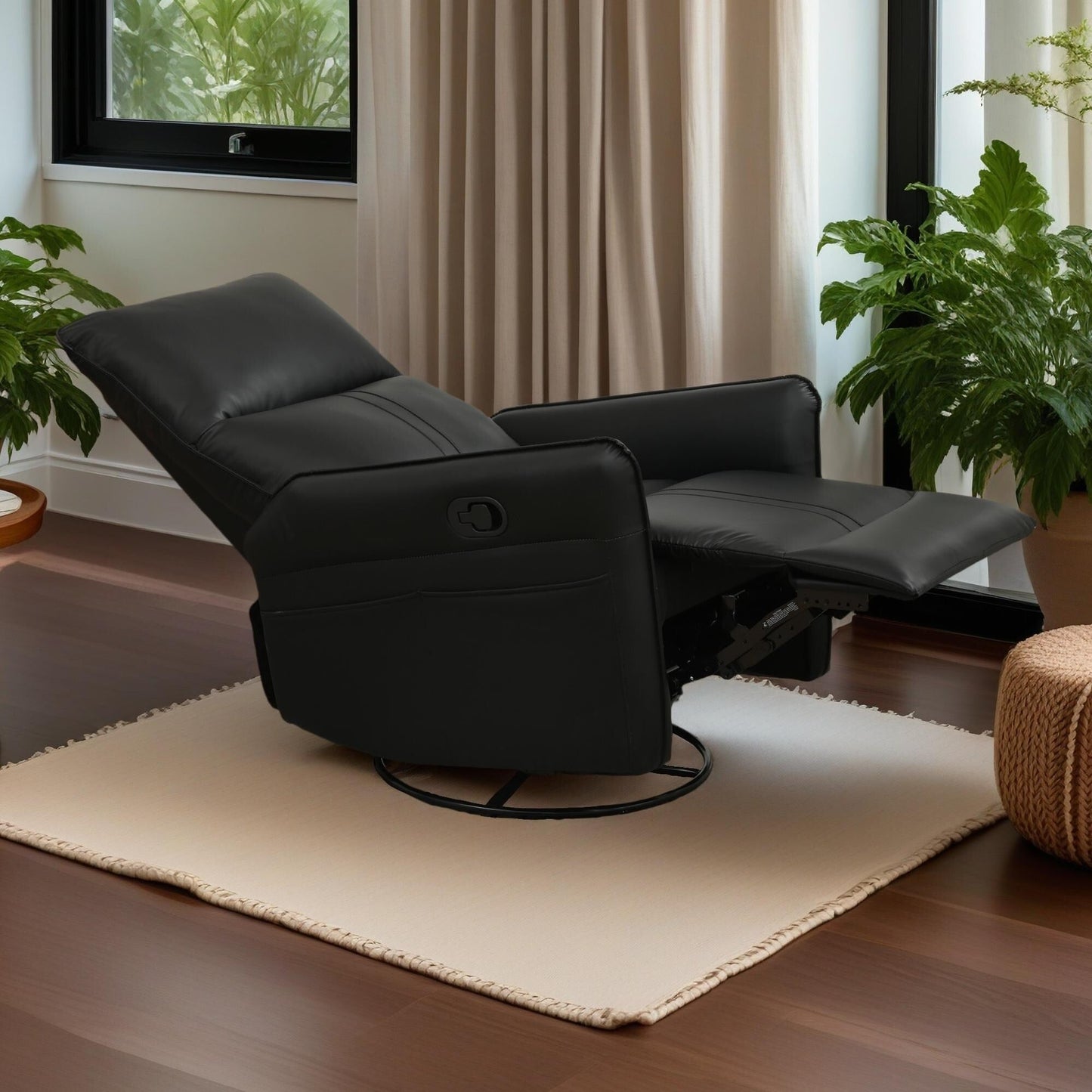 360Â° Swivel Rocker Manual Recliner Chair for Living Room, Bedroom