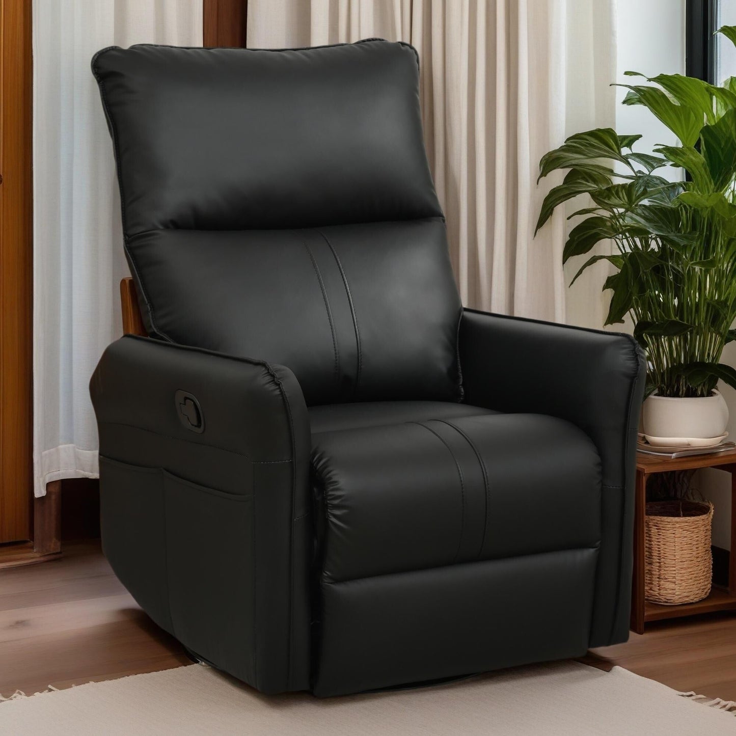 360Â° Swivel Rocker Manual Recliner Chair for Living Room, Bedroom
