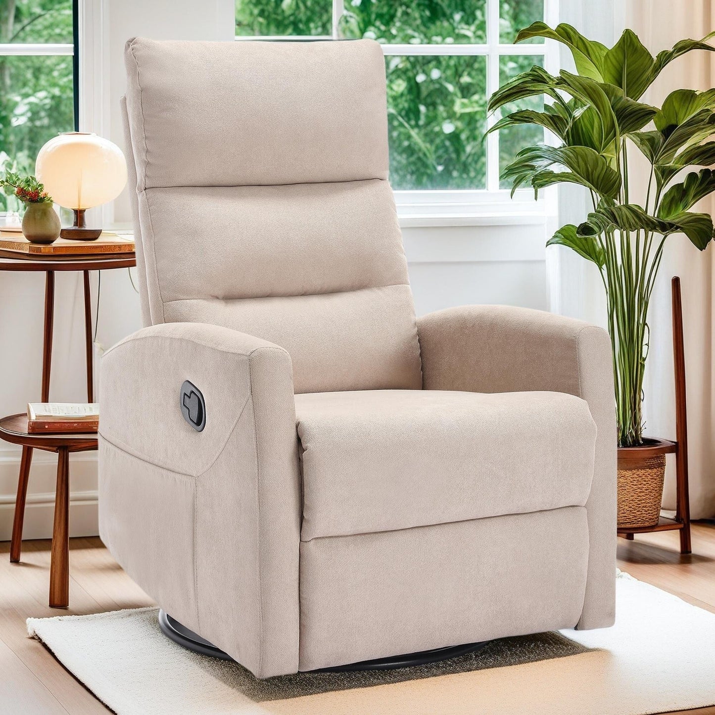 360Â° Swivel Rocker Manual Recliner Chair for Living Room