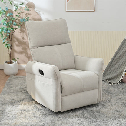 360° Swivel Rocker Recliner Chair, Swivel Nursery Rocking Chair,Glider Chair, Modern Rocking Swivel Recliner Chair