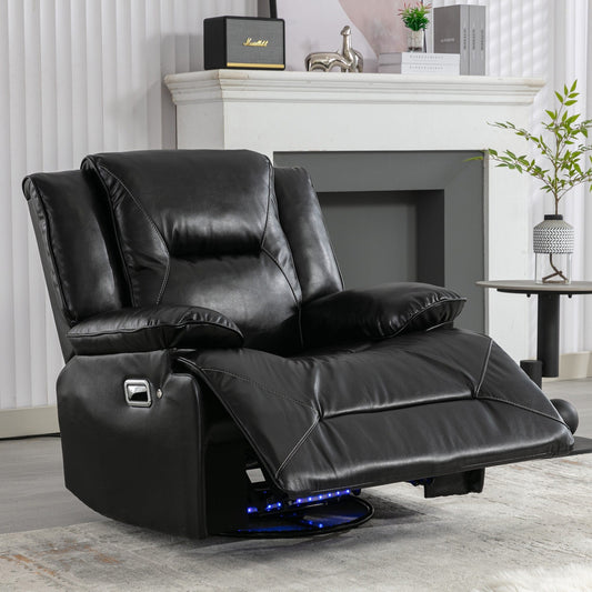 360° Swivel and Rocking Home Theater Recliner