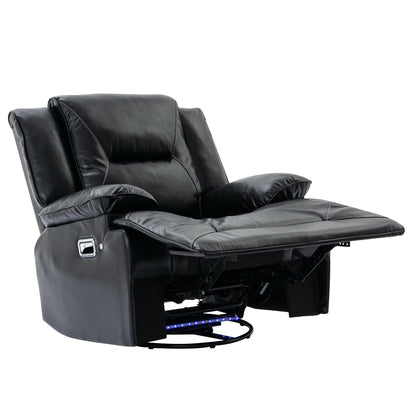 360° Swivel and Rocking Home Theater Recliner