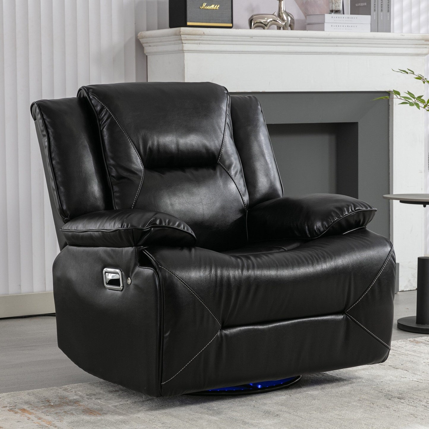 360° Swivel and Rocking Home Theater Recliner