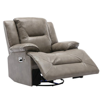 360° Swivel and Rocking Home Theater Recliner