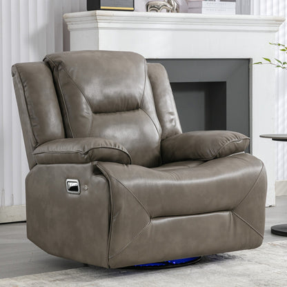 360° Swivel and Rocking Home Theater Recliner