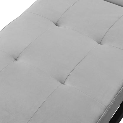 39.8 Single Folding Ottoman Sofa Bed with Adjustable Back and Pillows for Living Room