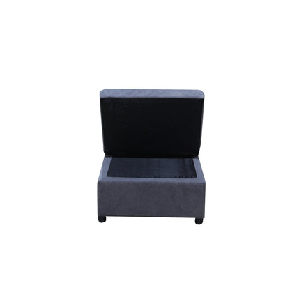39.8 Single Folding Ottoman Sofa Bed with Adjustable Back and Pillows for Living Room