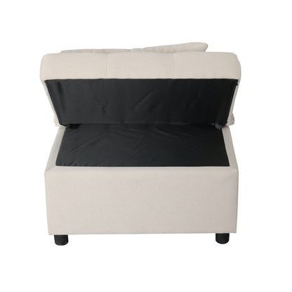 39.8 Single Folding Ottoman Sofa Bed with Adjustable Back and Pillows for Living Room