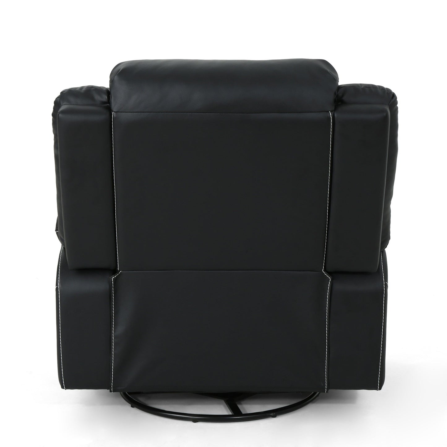 39 Wide Faux Leather Manual Swivel Standard Recliner