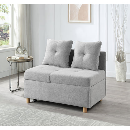 4-in-1 Single Convertible Sofa Bed with Adjustable Back