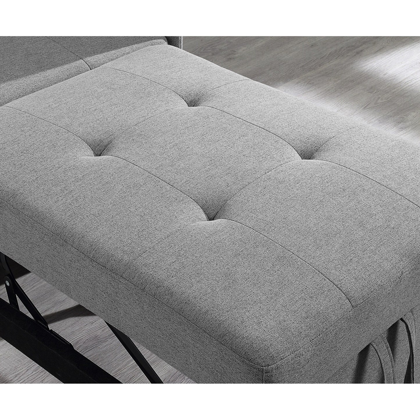4-in-1 Single Convertible Sofa Bed with Adjustable Back